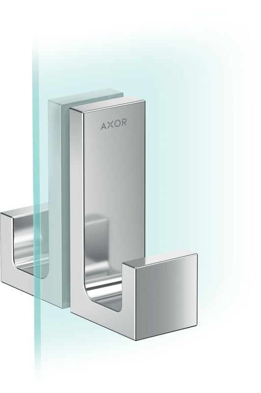 Hansgrohe Duschtürgriff Axor Universal Rectangular MSW, 110 x 56 x 56 mm, Farbe chrom Bild 1