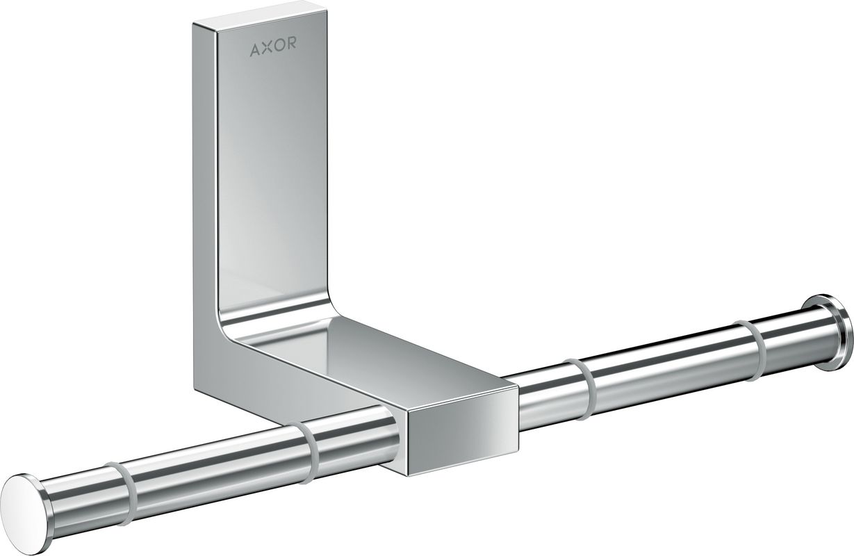 Hansgrohe Toilettenpapierhalter doppelt Axor Universal Rectangular, 110 x 102 x 102 mm, Farbe chrom Bild 1