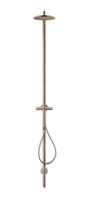 Hansgrohe Nature Duschsaeule Axor Starck, mit Kopfbrause 240 1jet BBR, 2151 x 236 x 600 mm, Farbe bronze Bild 2