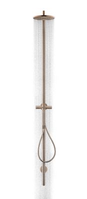 Hansgrohe Nature Duschsaeule Axor Starck, mit Kopfbrause 240 1jet BBR, 2151 x 236 x 600 mm, Farbe bronze Bild 3