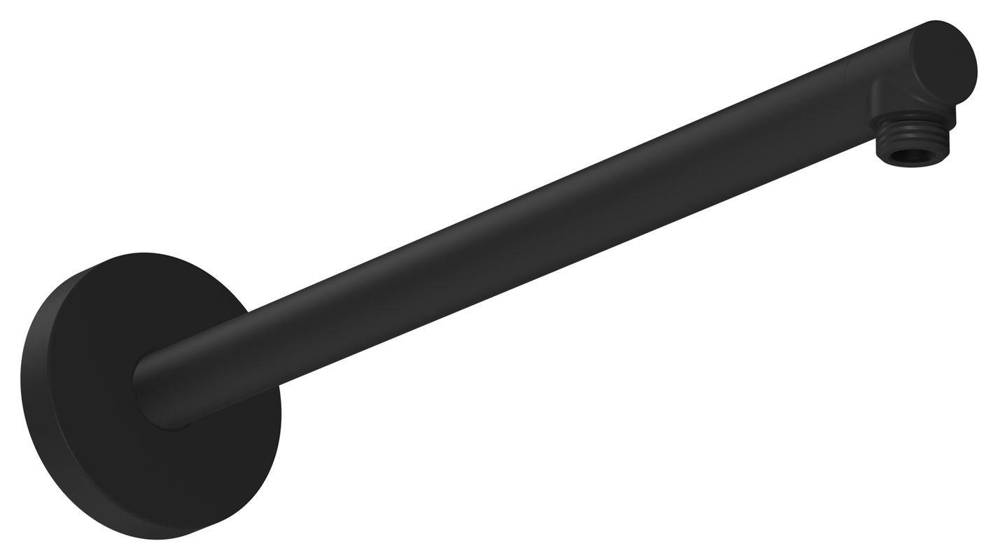 Hansgrohe Brausearm DN 15 390 mm Axor matt, 406 mm, Farbe schwarz Bild 1