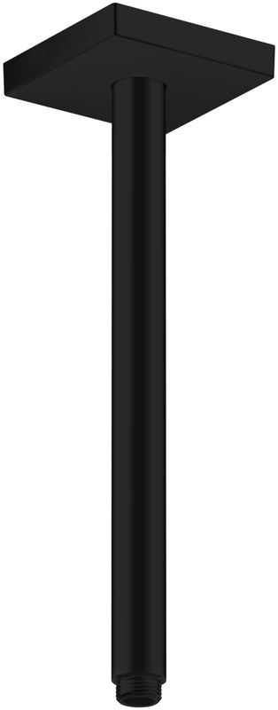 Hansgrohe Decken-Anschlussstück Axor DN 15 300 mm eckig matt, 92 mm, Farbe schwarz Bild 1