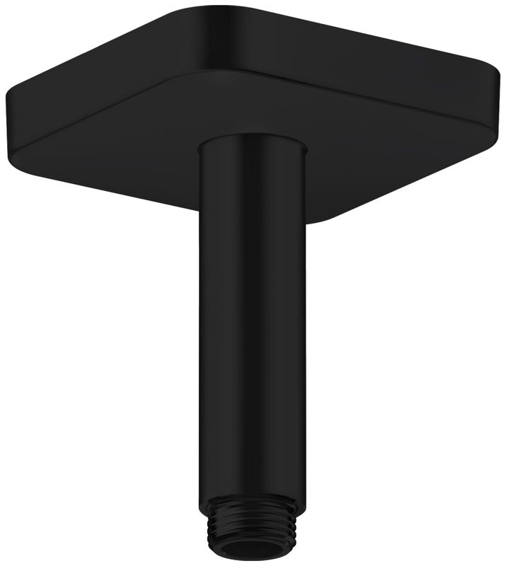 Hansgrohe Decken-Anschlussstück Axor DN 15 100 mm softsquare matt, 92 mm, Farbe schwarz Bild 1