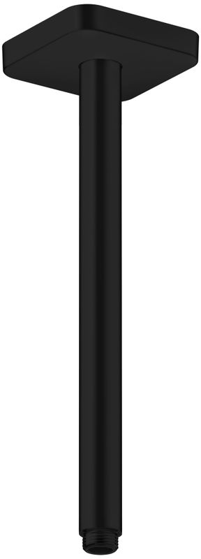 Hansgrohe Decken-Anschlussstück Axor DN 15 300 mm softsquare matt, 91 mm, Farbe schwarz Bild 1