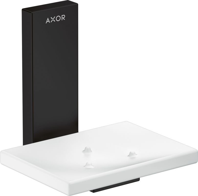 Hansgrohe Seifenschale Axor Universal Rectangular matt, 110 x 110 x 107 mm, Farbe schwarz Bild 1