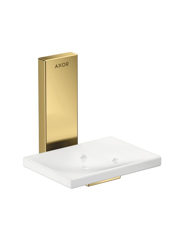 Hansgrohe Seifenschale Axor Universal Rectangular PGO, 110 x 110 x 107 mm, Farbe gold Bild 1