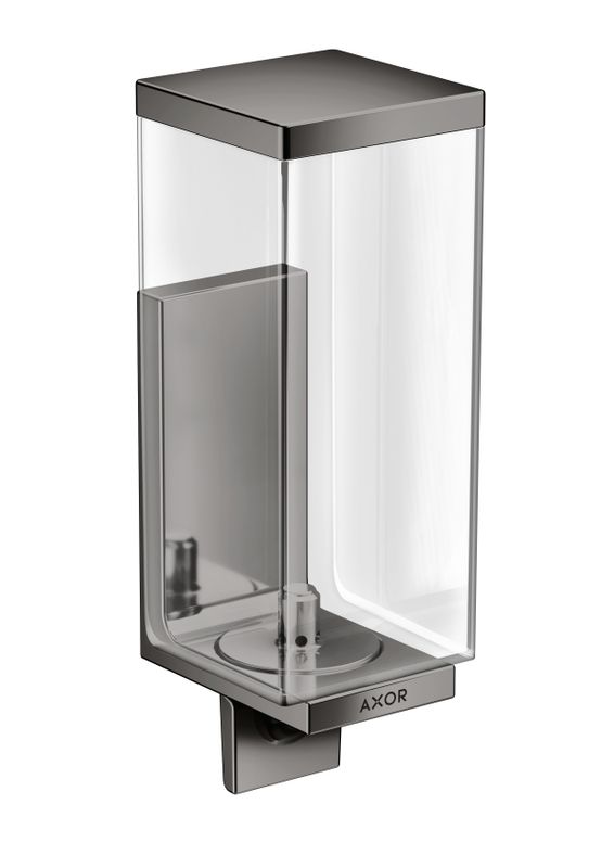 Hansgrohe Lotionspender Axor Universal Rectangular PBC, 207 x 70 x 70 mm, Farbe black chrome Bild 1