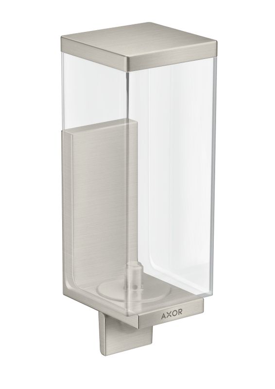 Hansgrohe Lotionspender Axor Universal Rectangular BSO, 207 x 70 x 70 mm, Farbe silber Bild 1