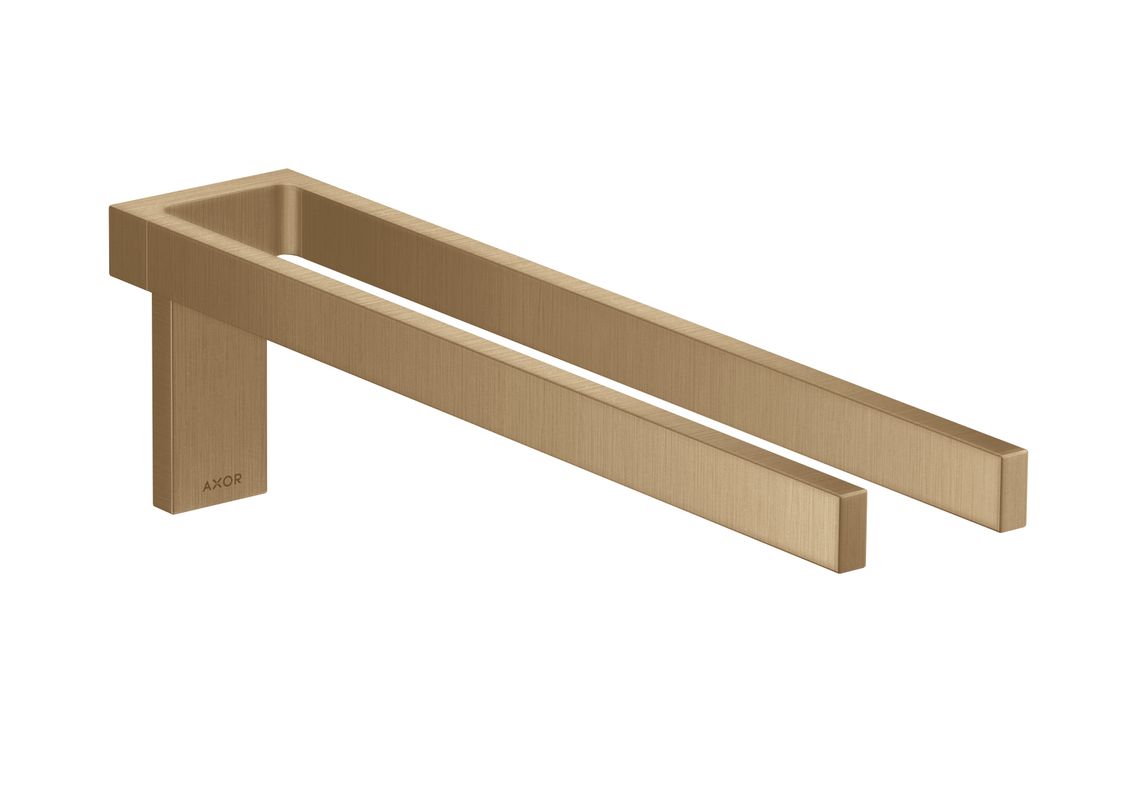 Hansgrohe Handtuchhalter zweiarmig Axor Universal Rectangular BBR, 111 x 381 x 381 mm, Farbe bronze Bild 1