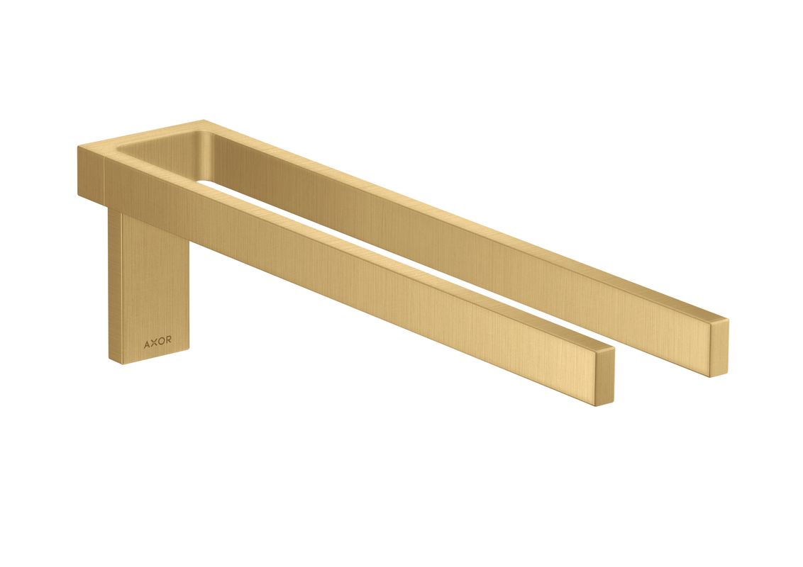 Hansgrohe Handtuchhalter zweiarmig Axor Universal Rectangular BGO, 111 x 381 x 381 mm, Farbe gold Bild 1