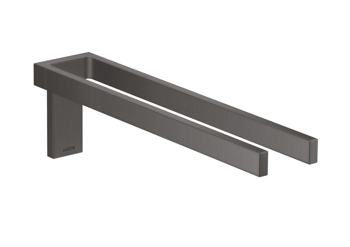 Hansgrohe Handtuchhalter zweiarmig Axor Universal Rectangular BBC, 111 x 381 x 381 mm, Farbe schwarz Bild 1
