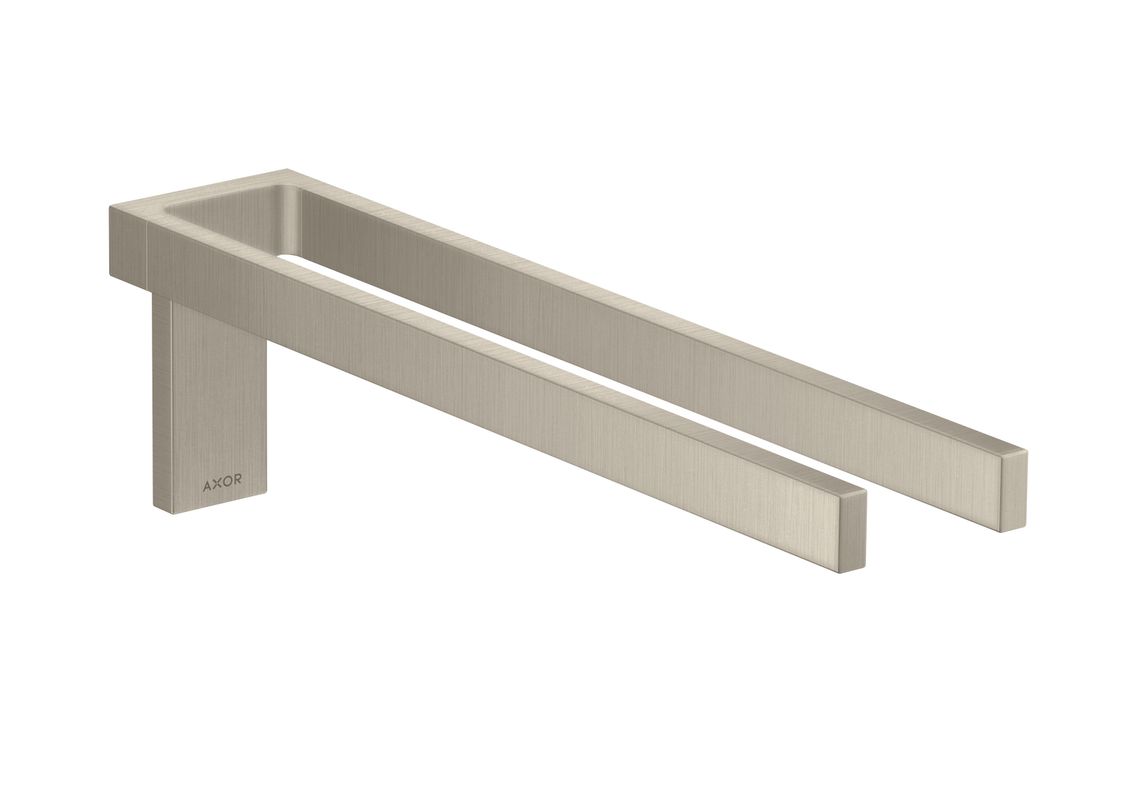 Hansgrohe Handtuchhalter zweiarmig Axor Universal Rectangular BN, 111 x 381 x 381 mm, Farbe nickel Bild 1