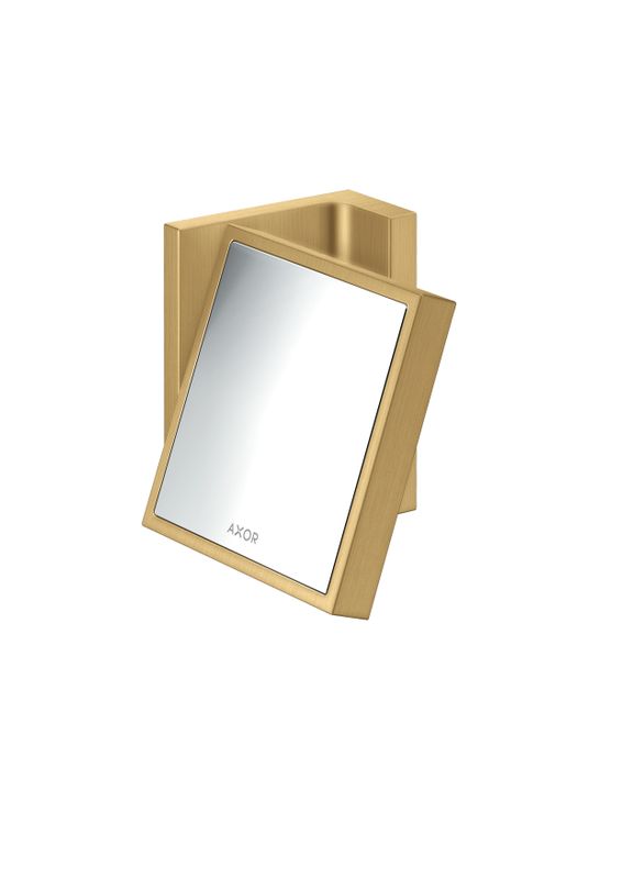 Hansgrohe Rasierspiegel Axor Universal Rectangular BGO, 110 x 120 mm, Farbe gold Bild 1