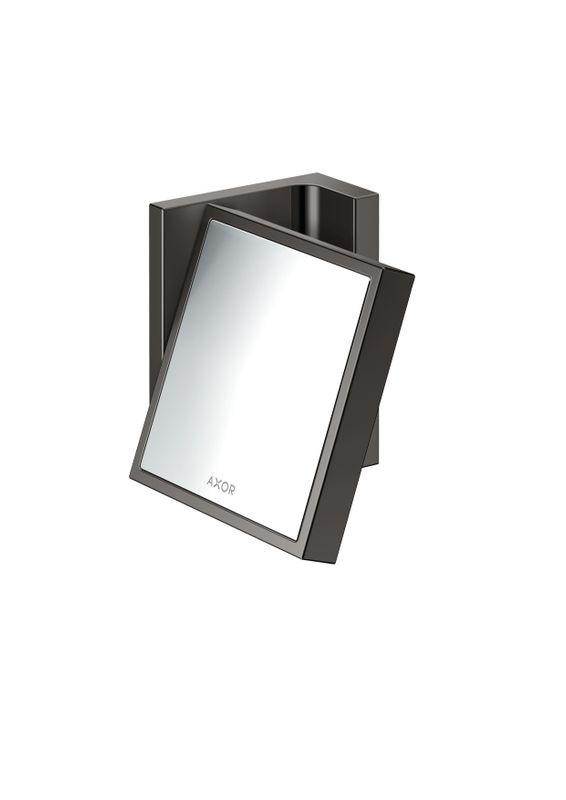 Hansgrohe Rasierspiegel Axor Universal Rectangular PBC, 110 x 120 mm, Farbe black chrome Bild 1