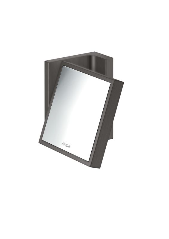 Hansgrohe Rasierspiegel Axor Universal Rectangular BBC, 110 x 120 mm, Farbe black chrome Bild 1