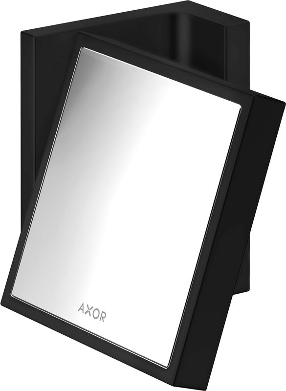 Hansgrohe Rasierspiegel Axor Universal Rectangular matt, 110 x 120 mm, Farbe schwarz Bild 1