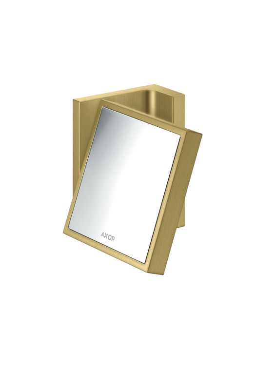 Hansgrohe Rasierspiegel Axor Universal Rectangular BB, 110 x 120 mm, Farbe brass Bild 1
