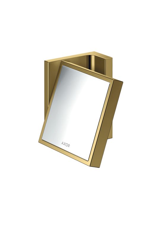 Hansgrohe Rasierspiegel Axor Universal Rectangular PGO, 110 x 120 mm, Farbe gold Bild 1