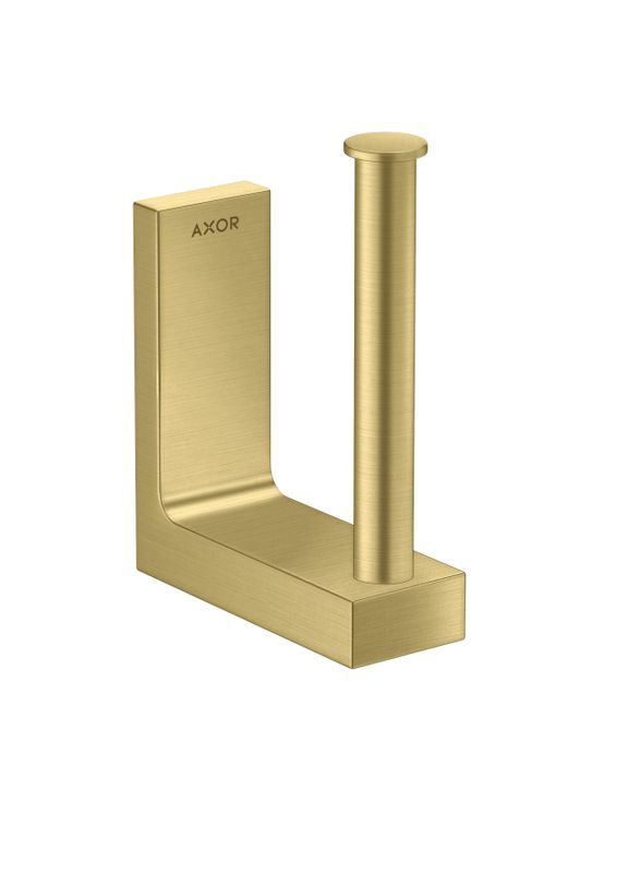 Hansgrohe Toilettenpapierhalter Reserve Axor Universal Rectangular BB, 143 x 102 mm, Farbe Messing Bild 1