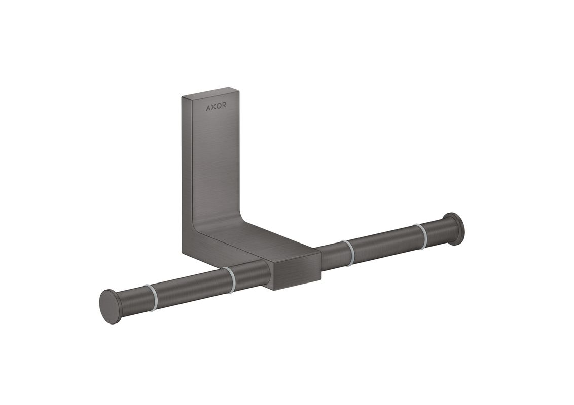 Hansgrohe Toilettenpapierhalter doppelt Axor Universal Rectangular BBC, 110 x 102 x 102 mm, Farbe black chrome Bild 1