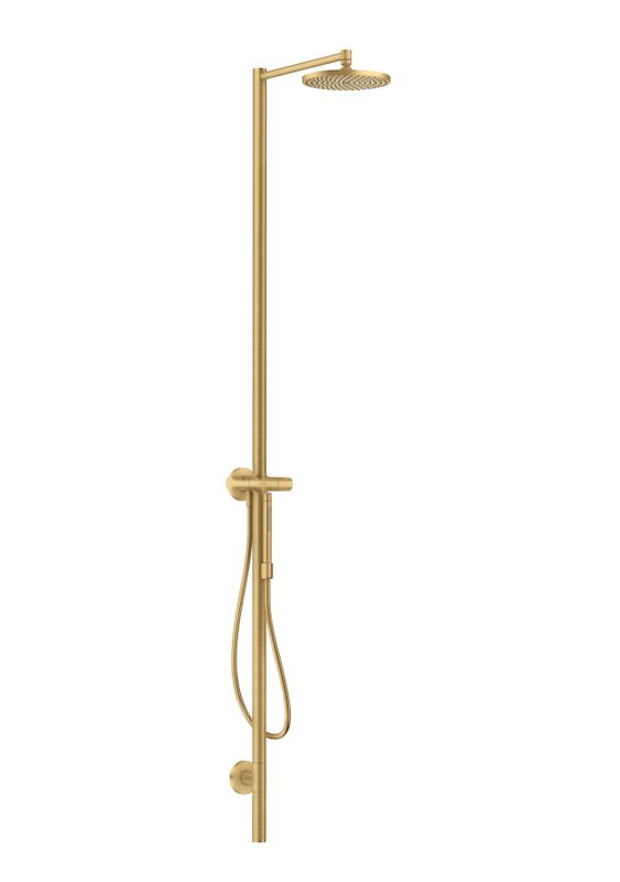 Hansgrohe Nature Duschsaeule Axor Starck, mit Kopfbrause 240 1jet BGO, 2151 x 236 x 600 mm, Farbe gold Bild 1