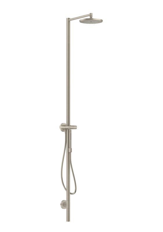 Hansgrohe Nature Duschsaeule Axor Starck, mit Kopfbrause 240 1jet BN, 2151 x 236 x 600 mm, Farbe nickel Bild 1