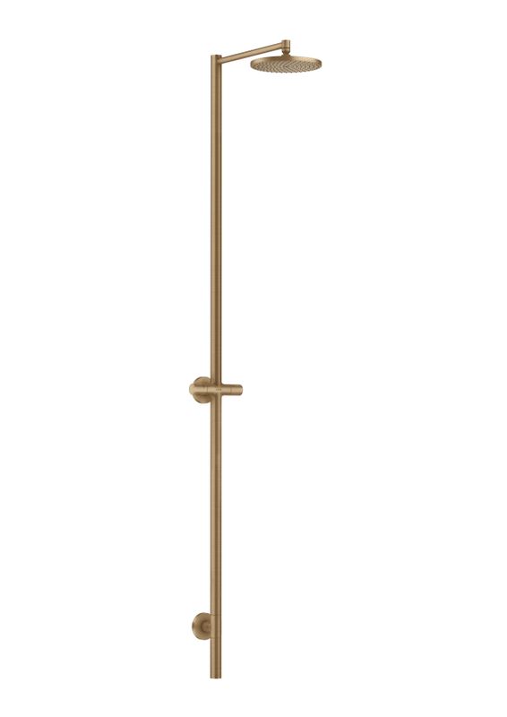 Hansgrohe Nature Duschsaeule Axor Starck, mit Kopfbrause 240 1jet, ohne Handbrause BBR, 2151 x 236 x 600 mm, Farbe bronze Bild 1