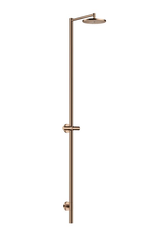 Hansgrohe Nature Duschsaeule Axor Starck, mit Kopfbrause 240 1jet, ohne Handbrause PRG, 2151 x 236 x 600 mm, Farbe kupfer Bild 1