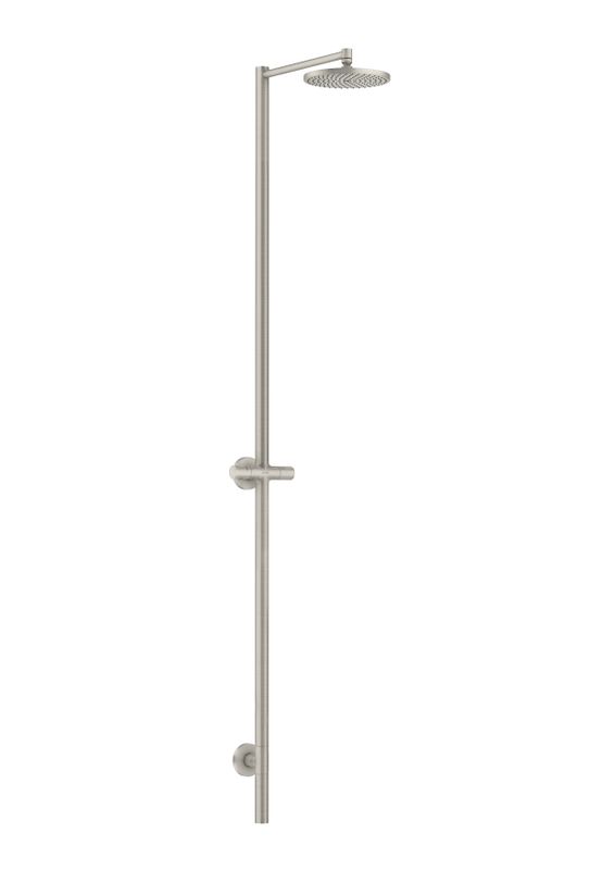 Hansgrohe Nature Duschsaeule Axor Starck, mit Kopfbrause 240 1jet, ohne Handbrause BSO, 2151 x 236 x 600 mm, Farbe Edelstahl-Optik (silber) Bild 1