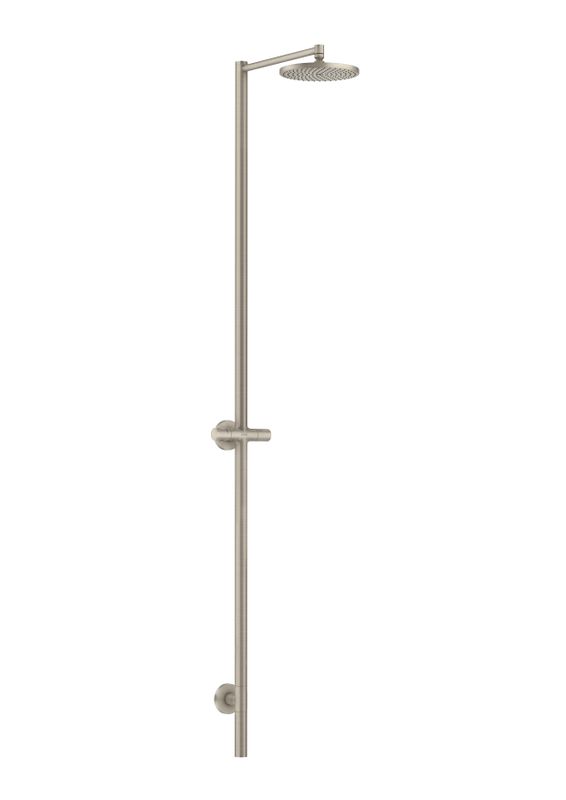 Hansgrohe Nature Duschsaeule Axor Starck, mit Kopfbrause 240 1jet, ohne Handbrause BN, 2151 x 236 x 600 mm, Farbe nickel Bild 1