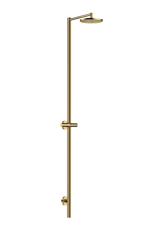 Hansgrohe Nature Duschsaeule Axor Starck, mit Kopfbrause 240 1jet, ohne Handbrause PGO, 2151 x 236 x 600 mm, Farbe gold Bild 1