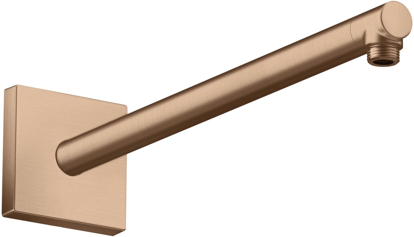 Hansgrohe Brausearm DN 15 eckig Axor BRG, 390 mm, Farbe redgold Bild 1