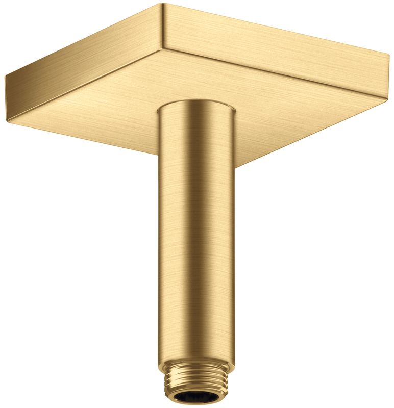 Hansgrohe Decken-Anschlussstück Axor DN 15 100 mm eckig BGO, 92 mm, Farbe gold Bild 1
