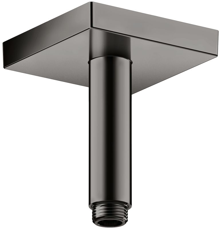 Hansgrohe Decken-Anschlussstück Axor DN 15 100 mm eckig PBC, 92 mm, Farbe black chrome Bild 1