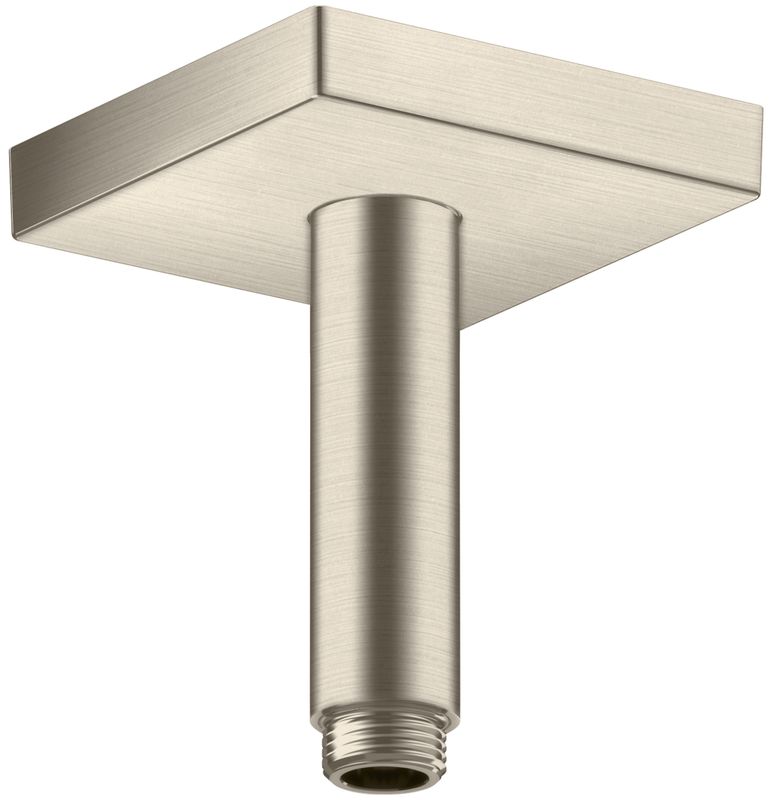 Hansgrohe Decken-Anschlussstück Axor DN 15 100 mm eckig BN, 92 mm, Farbe nickel Bild 1