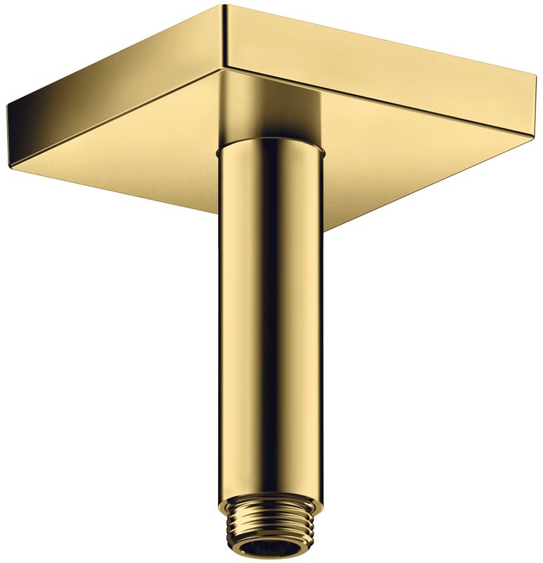 Hansgrohe Decken-Anschlussstück Axor DN 15 100 mm eckig PGO, 92 mm, Farbe gold Bild 1