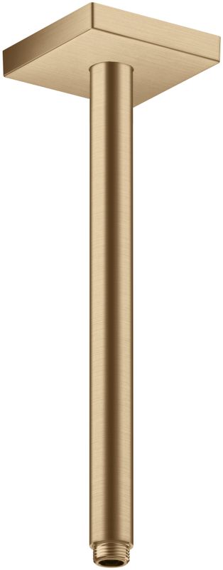 Hansgrohe Decken-Anschlussstück Axor DN 15 300 mm eckig BBR, 92 mm, Farbe bronze Bild 1