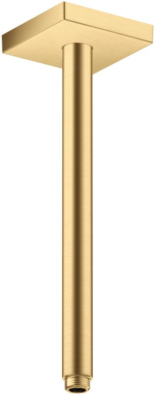 Hansgrohe Decken-Anschlussstück Axor DN 15 300 mm eckig BGO, 92 mm, Farbe gold Bild 1