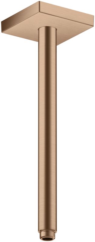 Hansgrohe Decken-Anschlussstück Axor DN 15 300 mm eckig BRG, 92 mm, Farbe red gold Bild 1