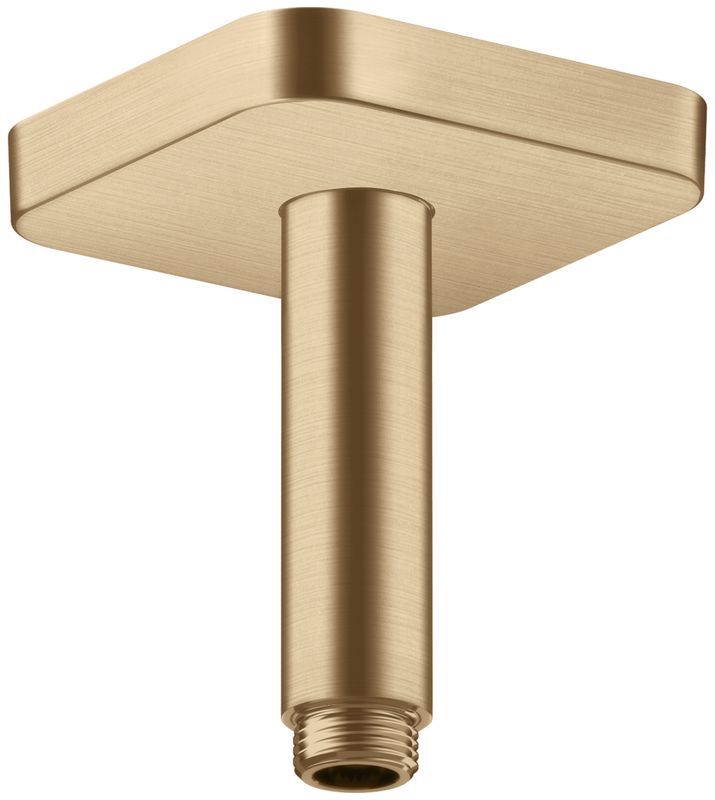 Hansgrohe Decken-Anschlussstück Axor DN 15 100 mm softsquare BBR, 92 mm, Farbe bronze Bild 1