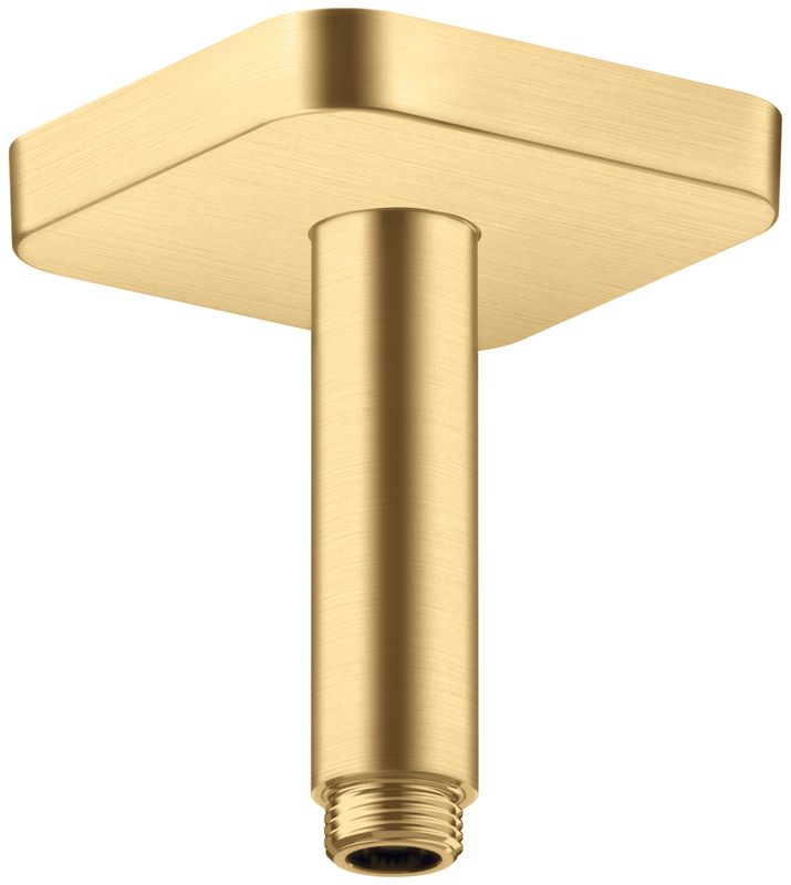 Hansgrohe Decken-Anschlussstück Axor DN 15 100 mm softsquare BGO, 92 mm, Farbe gold Bild 1
