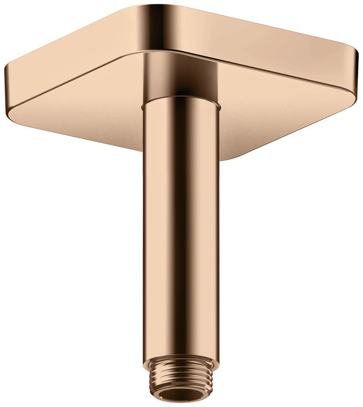 Hansgrohe Decken-Anschlussstück Axor DN 15 100 mm softsquare PRG, 92 mm, Farbe red gold Bild 1