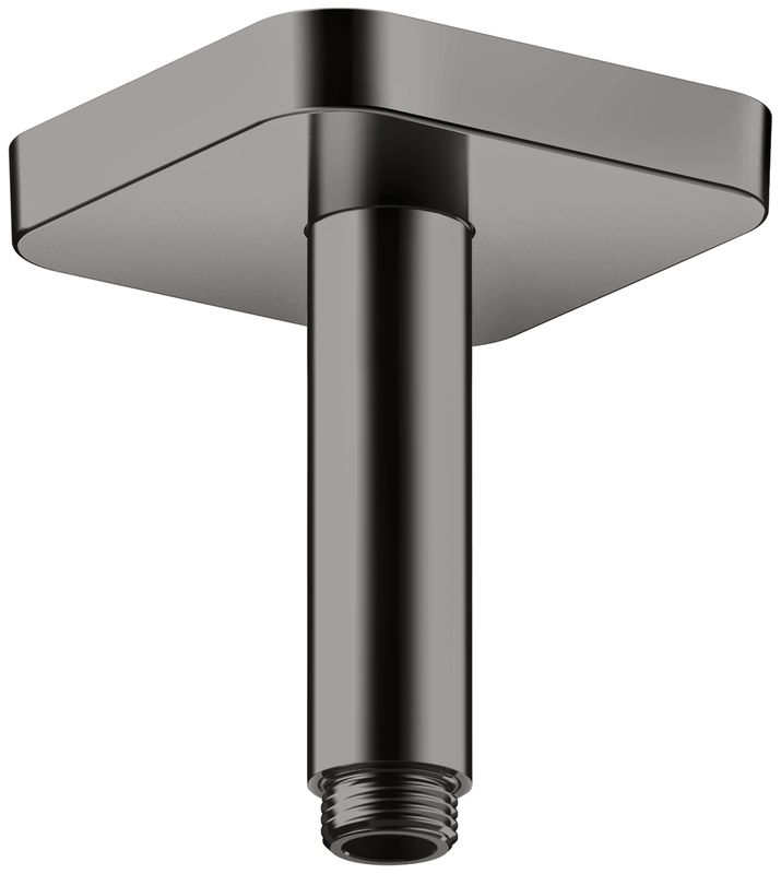 Hansgrohe Decken-Anschlussstück Axor DN 15 100 mm softsquare PBC, 92 mm, Farbe black chrome Bild 1
