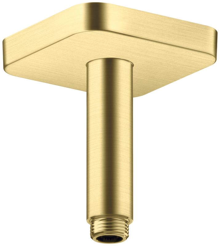 Hansgrohe Decken-Anschlussstück Axor DN 15 100 mm softsquare BB, 92 mm, Farbe brass Bild 1