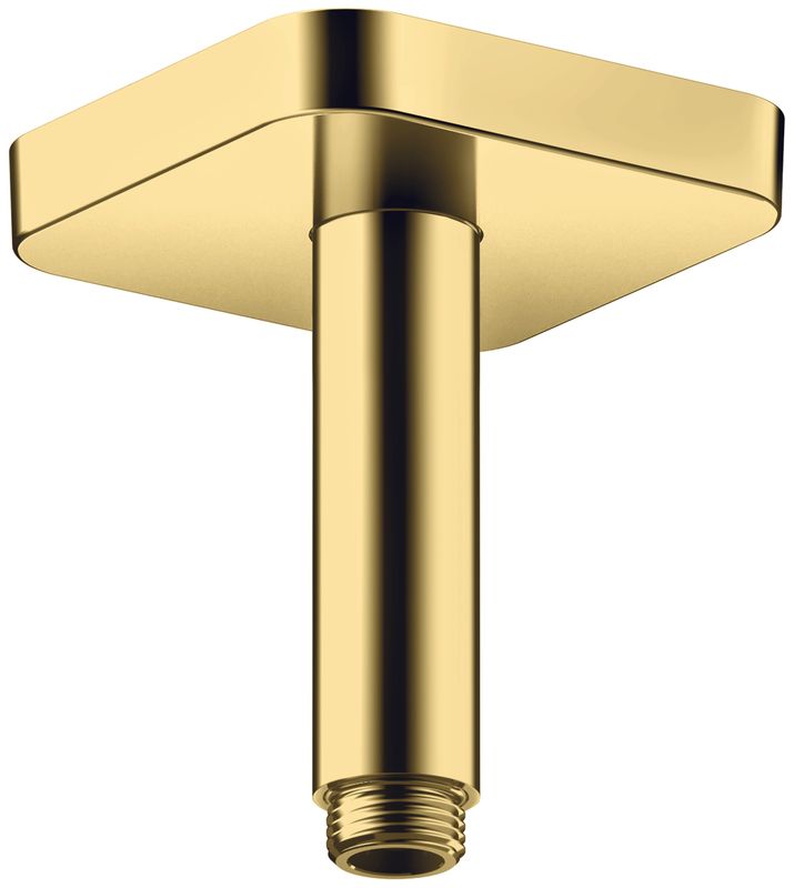 Hansgrohe Decken-Anschlussstück Axor DN 15 100 mm softsquare PGO, 92 mm, Farbe gold Bild 1