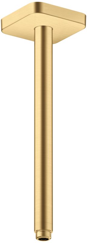 Hansgrohe Decken-Anschlussstück Axor DN 15 300 mm softsquare BGO, 91 mm, Farbe gold Bild 1