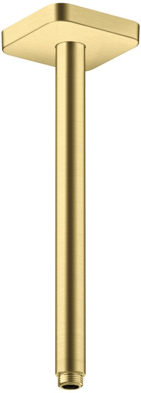 Hansgrohe Decken-Anschlussstück Axor DN 15 300 mm softsquare BB, 91 mm, Farbe brass Bild 1
