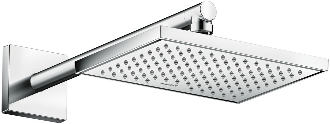 Hansgrohe Brausearm DN 15 eckig Axor, 390 mm, Farbe chrom Bild 3