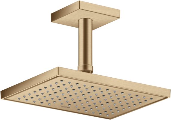 Hansgrohe Decken-Anschlussstück Axor DN 15 100 mm eckig BBR, 92 mm, Farbe bronze Bild 2