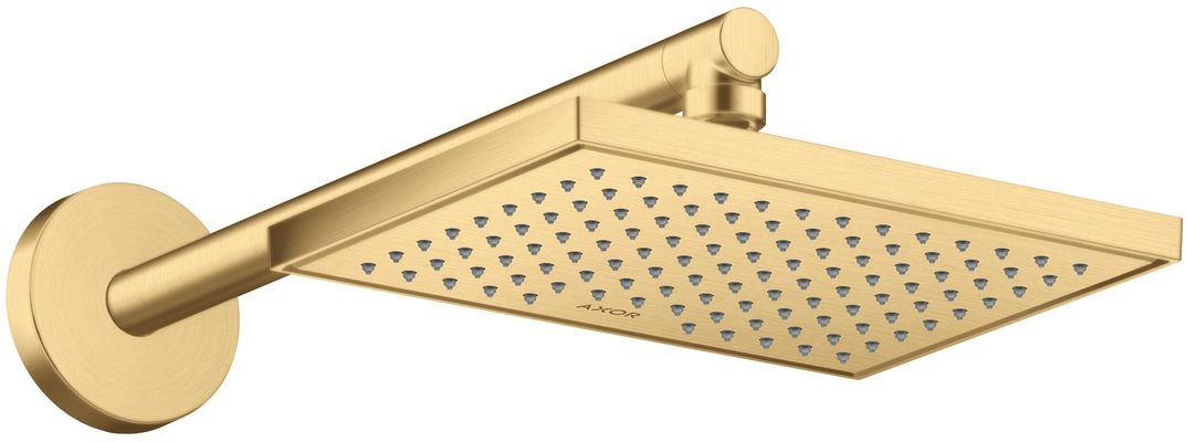 Hansgrohe Brausearm DN 15 390 mm Axor BGO, 406 mm, Farbe gold Bild 2